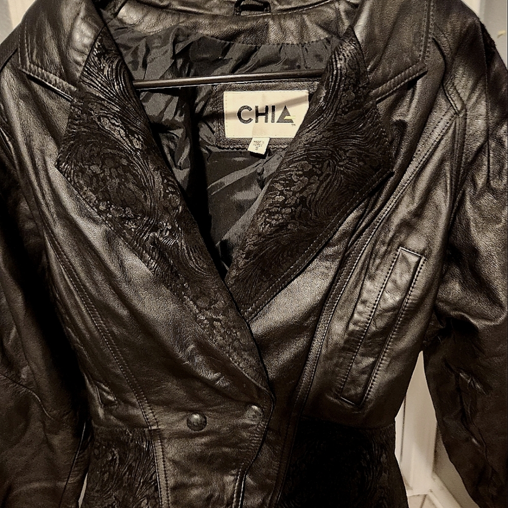 Ladies leather jacket